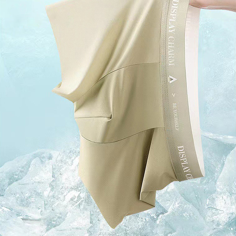 Sømløst undertøy i issilke for menn