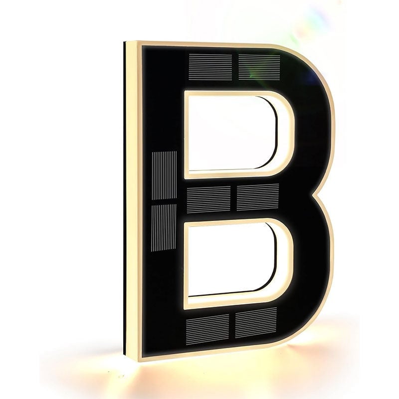 Solcelledrevet Vanntett LED-Adressenummer