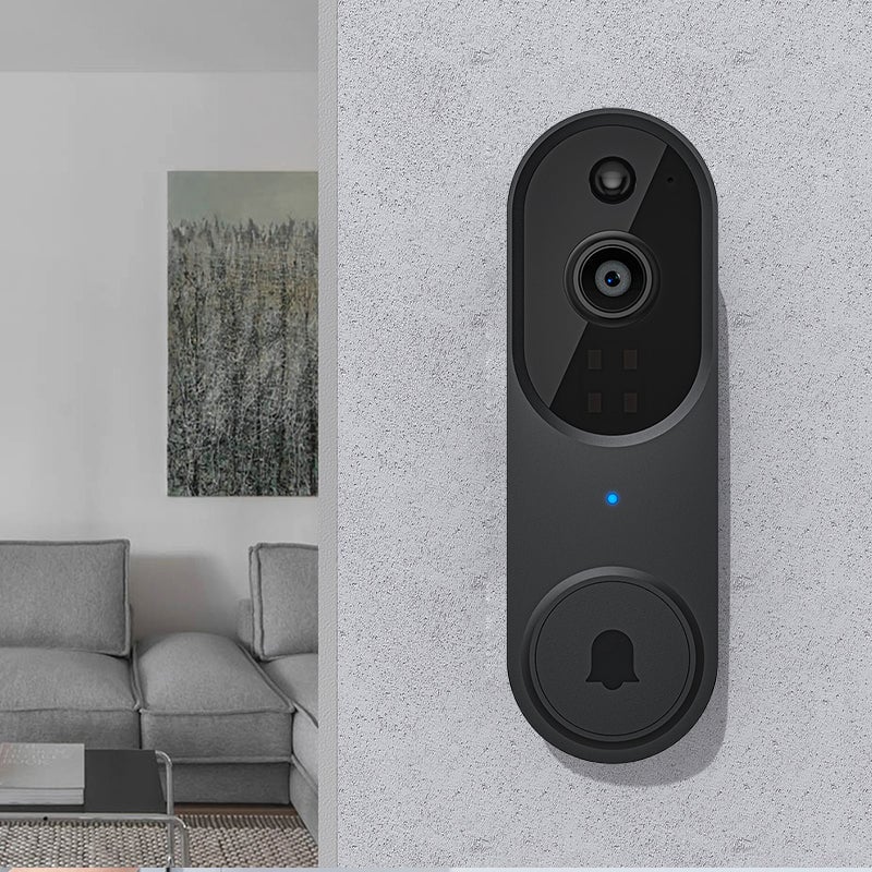 Trådløst smart dørklokkekamera - utendørs overvåking med HD-nattsyn