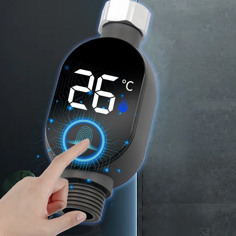 Dusj Termometer med LED Skjerm