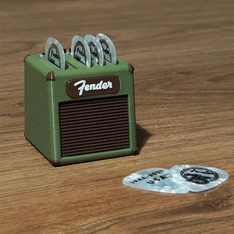 Mini Gitarforsterker Plekterholder