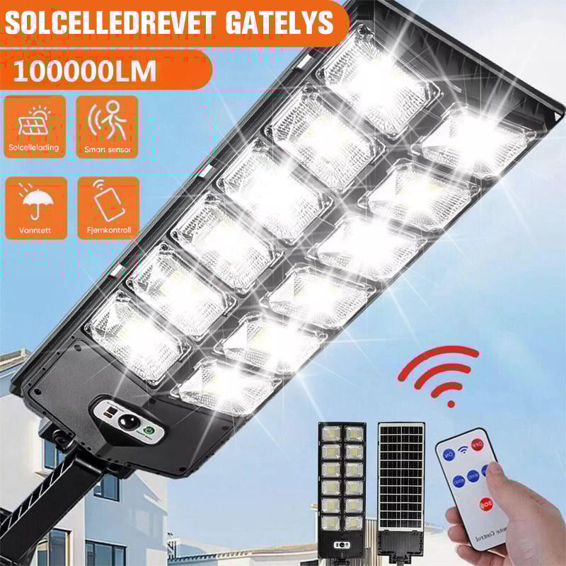 Solcelledrevne Gatelys