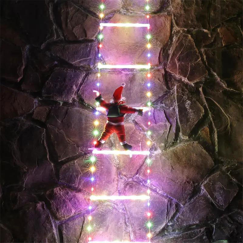 Julenisse LED stigestil lys