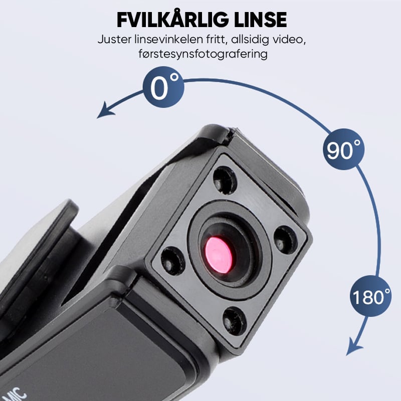 Ultra HD 2-i-1 Sports Video- og Lydopptaker