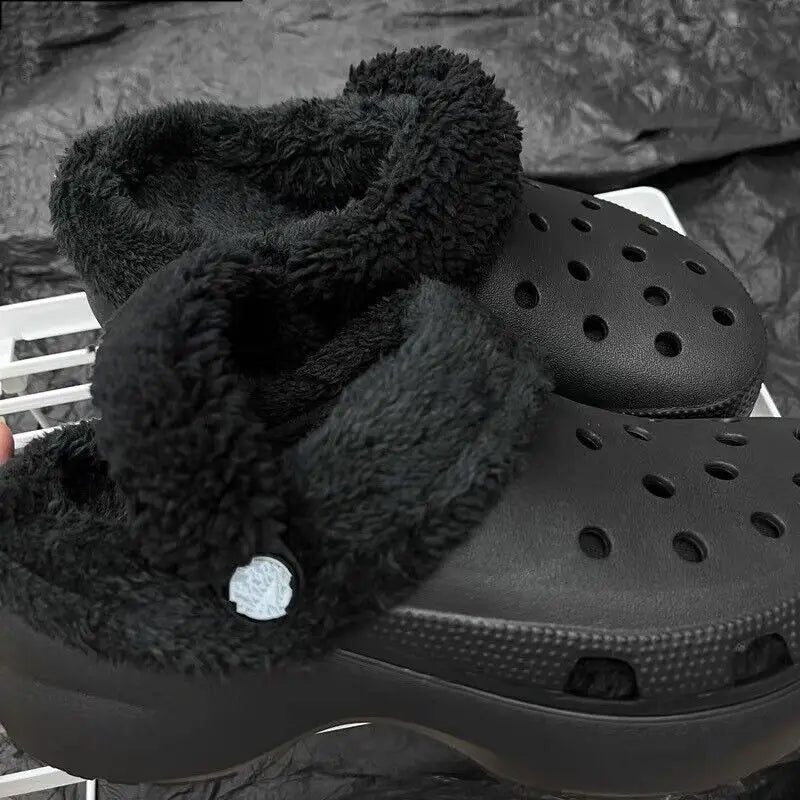 Crocs med fleecefôr