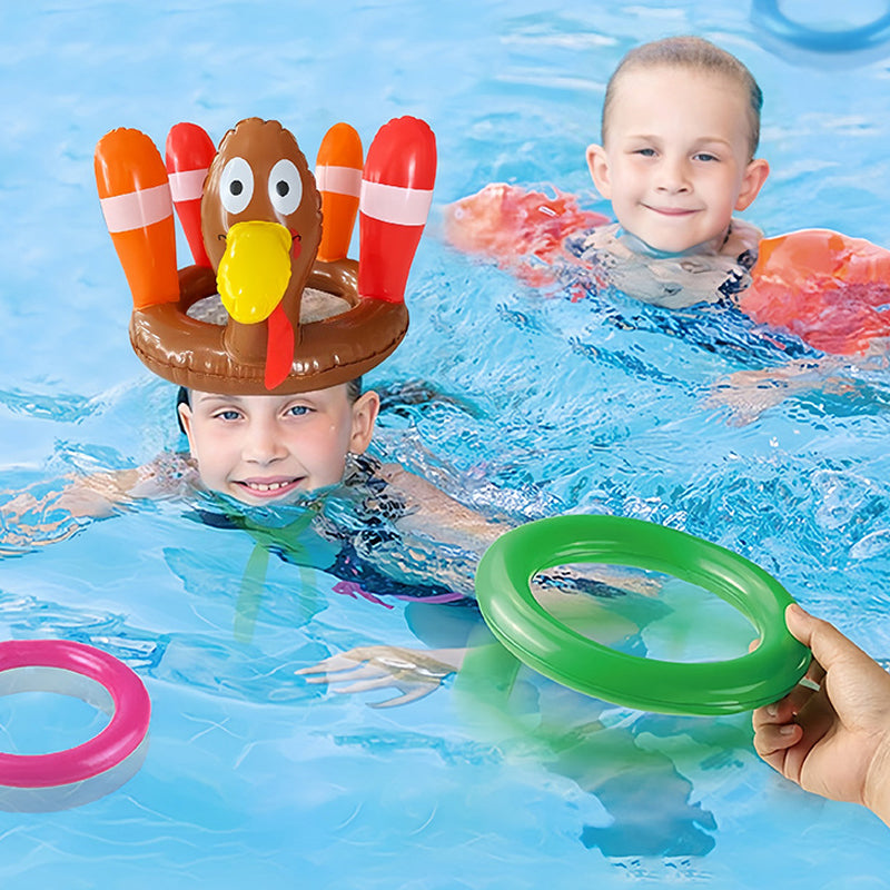 Oppblåsbart Kalkun Ringkastesett