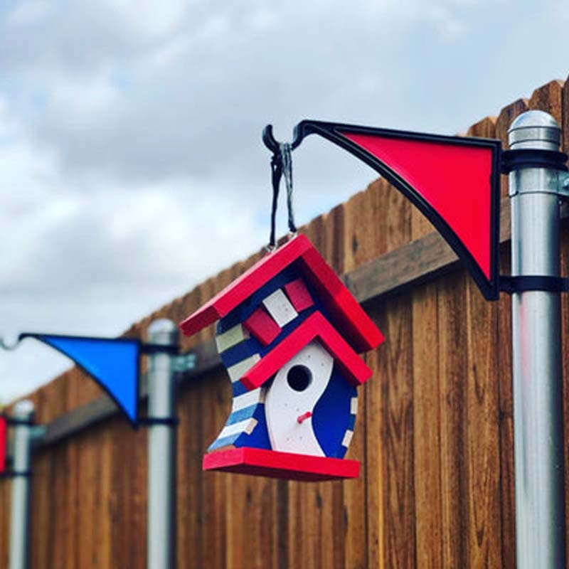 Henger for gjerdestolpe