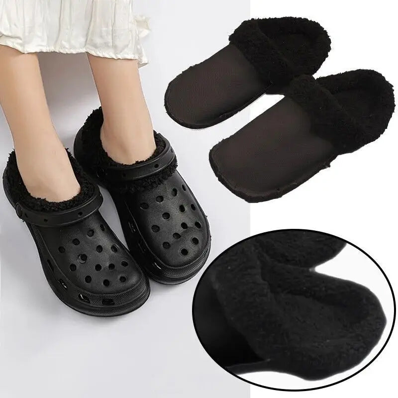 Crocs med fleecefôr