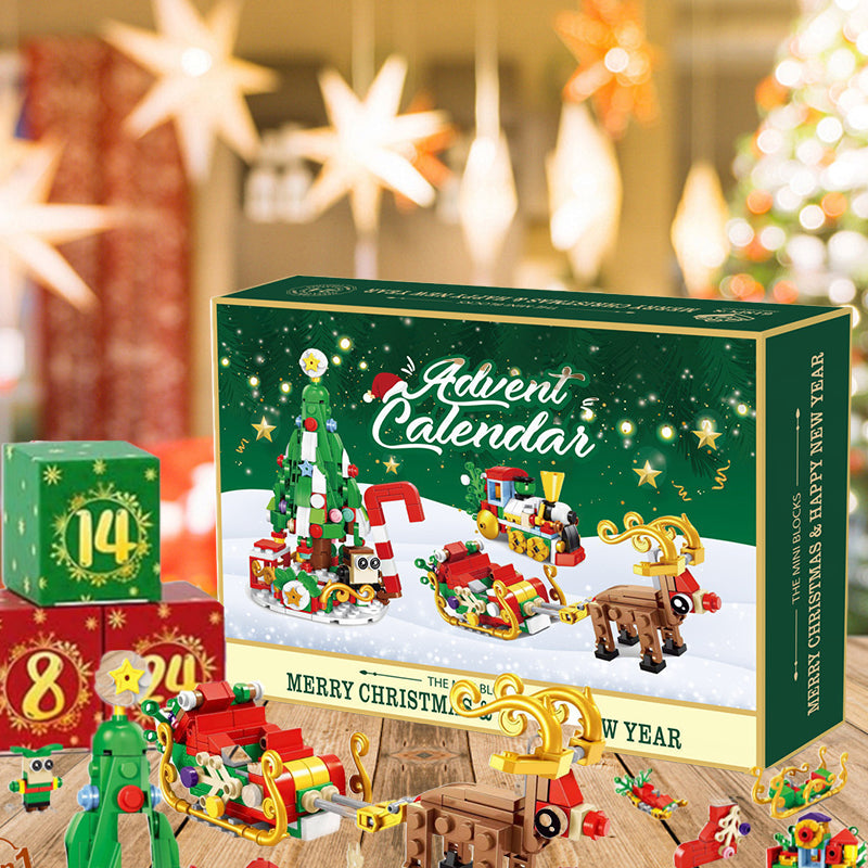 Ny adventskalender Barnas julebyggeklosser