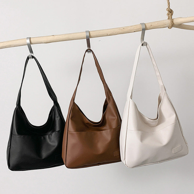 Tote Bag med Stor Kapasitet og Retrostil for Damer