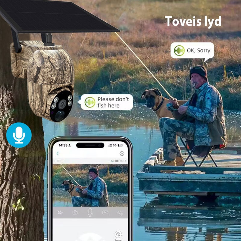 Kamuflasje Solcellekamera