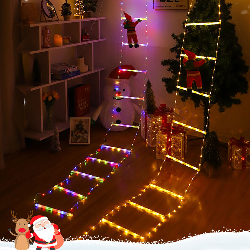 Julenisse LED stigestil lys