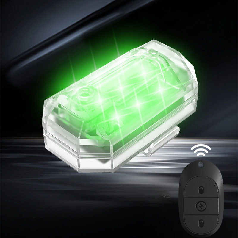LED-Strobelys for Motorsykler og Sykler
