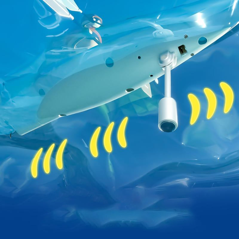 Fargerik fjernstyrt racerbåt