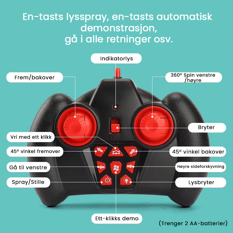 Radiostyrt Stunt Twist Car