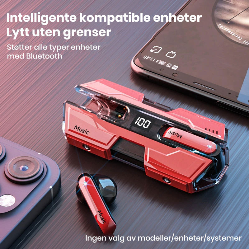 Semi-in-ear Design Trådløst Hodesett