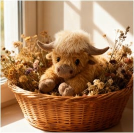 Nye Søte Høylandsku Plysjleker