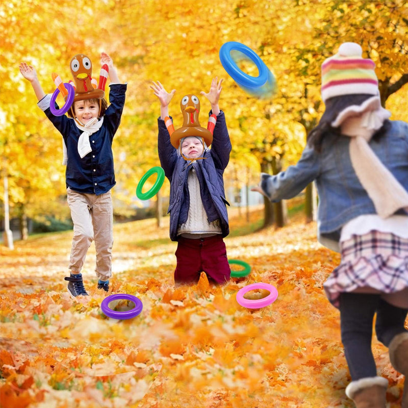 Oppblåsbart Kalkun Ringkastesett