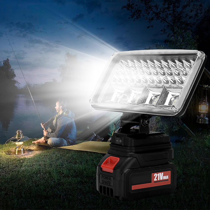 Litiumbatteri LED-spotlight for utendørsbruk