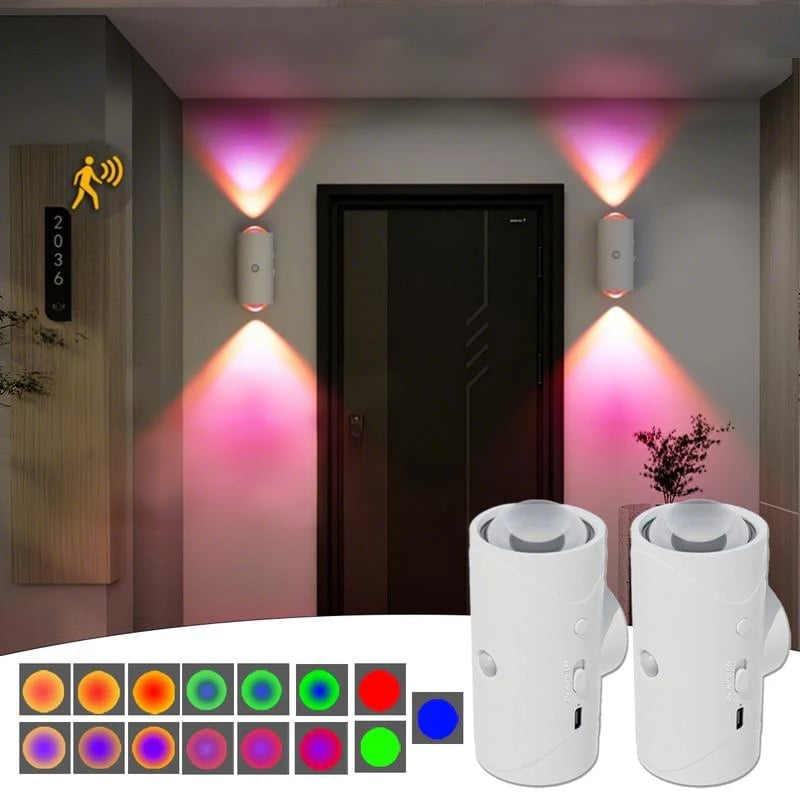 Sakerplus RGB Nattlys med Bevegelsessensor