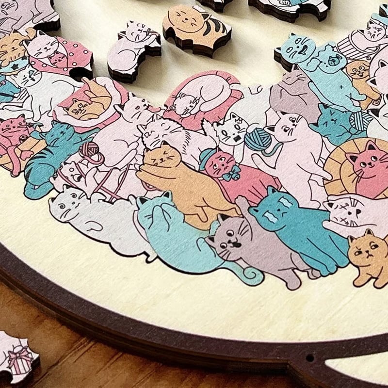 Katteformet Trepuslespill