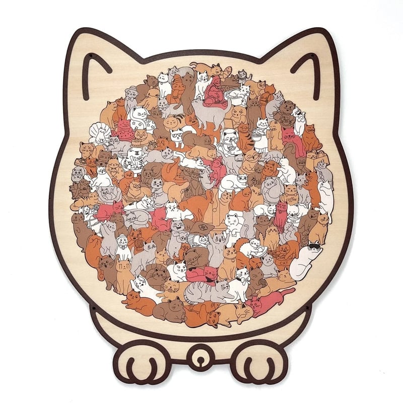 Katteformet Trepuslespill