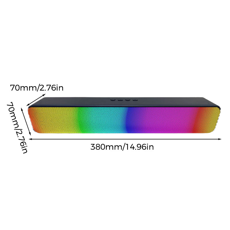 Fargerik Bluetooth-høyttaler