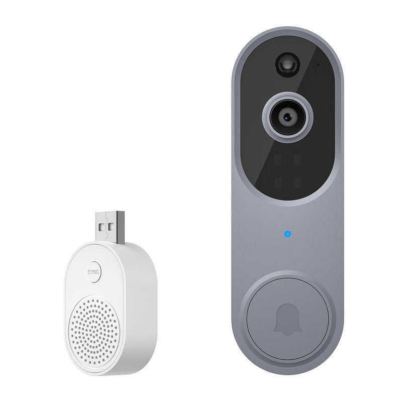 Trådløst smart dørklokkekamera - utendørs overvåking med HD-nattsyn