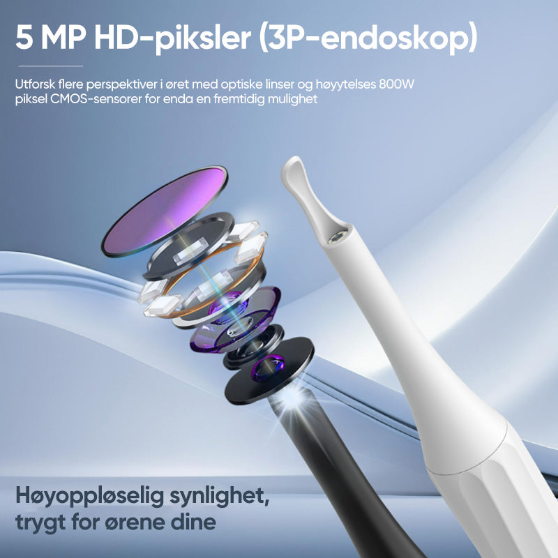 HD-Kamera Ørevoksfjerningssett