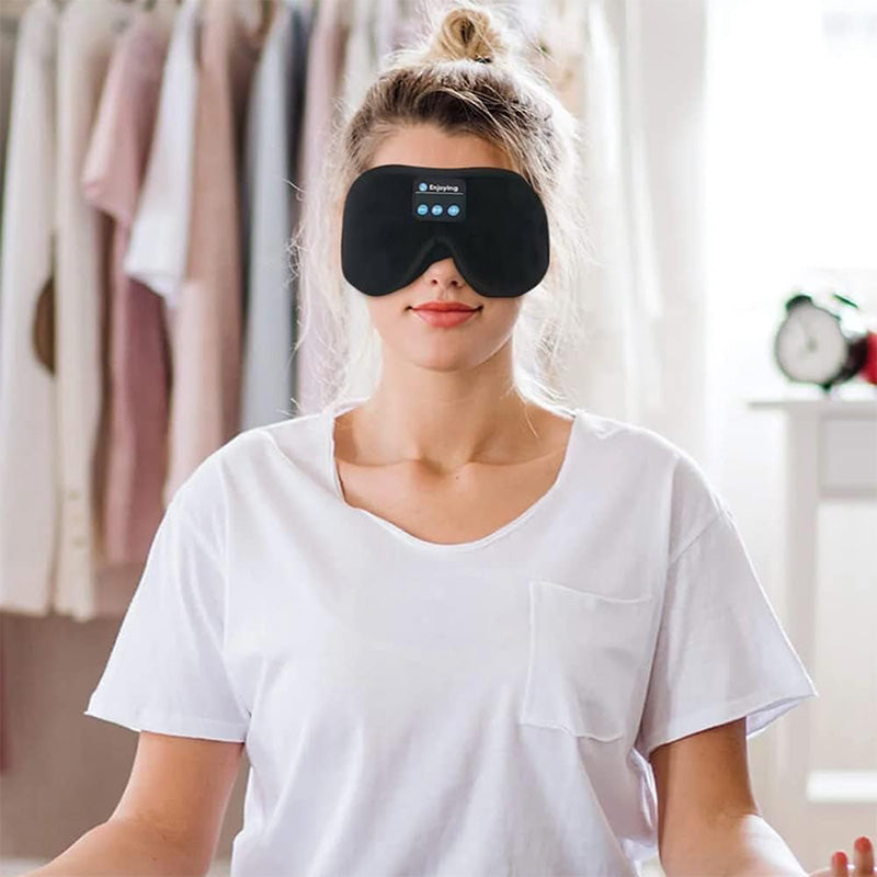 Bluetooth musikk-sovemaske