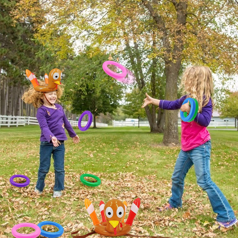 Oppblåsbart Kalkun Ringkastesett