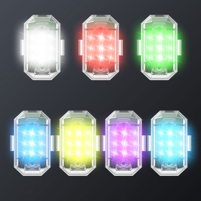 LED-Strobelys for Motorsykler og Sykler