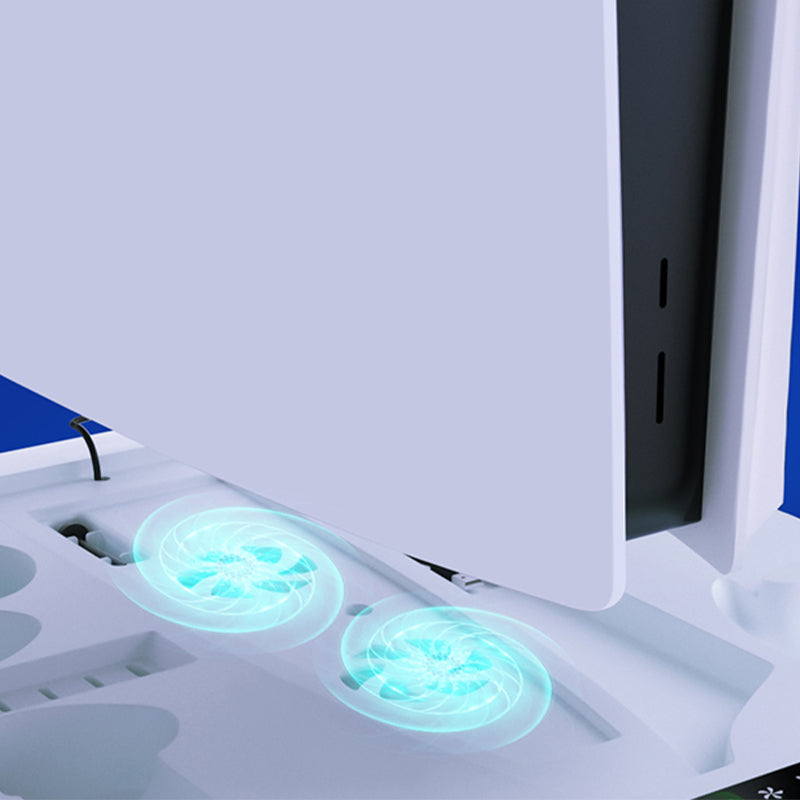 PS5 multifunksjonelt kjøle- og lagringsstativ