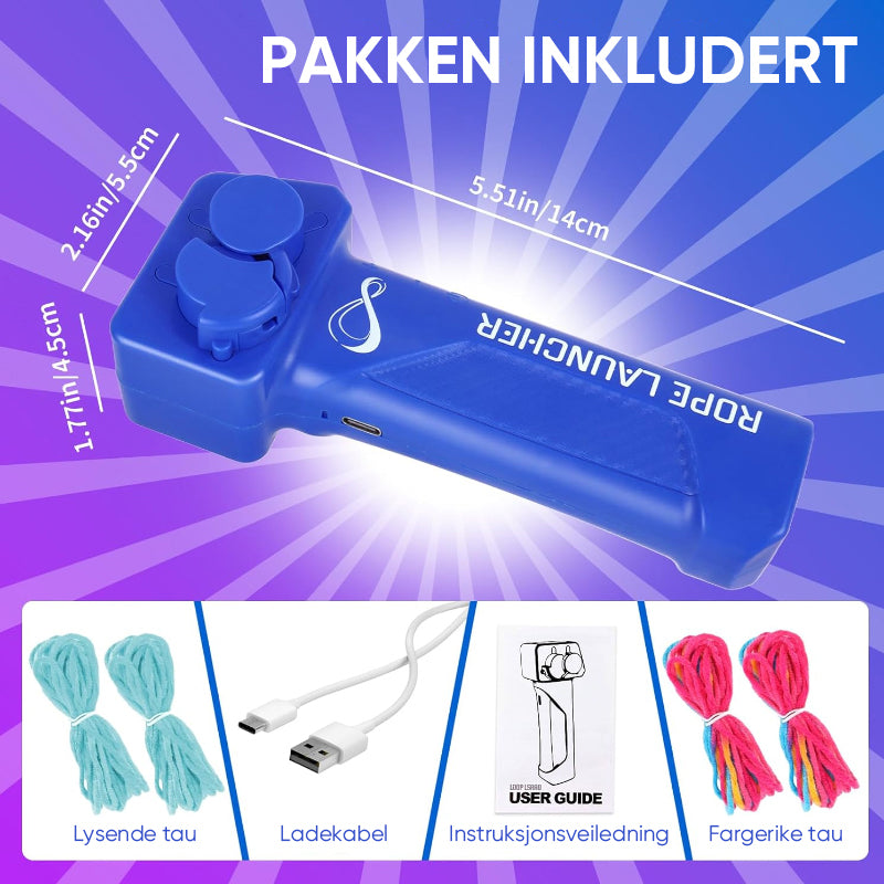 Bærbar Tau Kaster Loop Fidget-leketøy