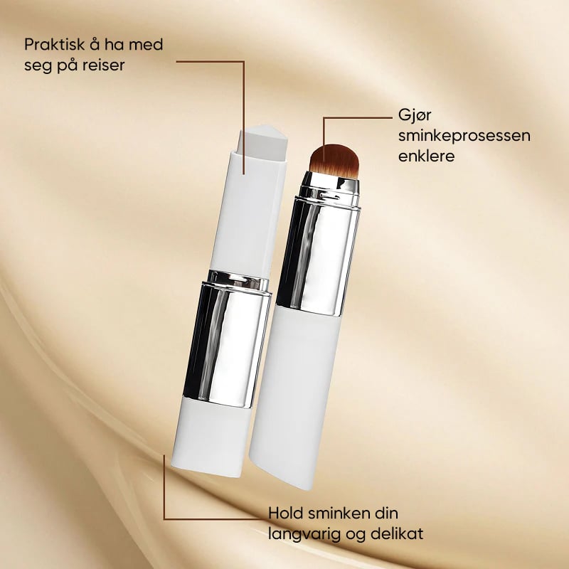 2-i-1 Fargeskiftende Foundationstift