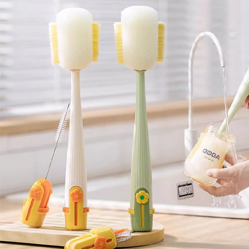 5-i-1 Multifunksjonell Kopp- og Flaskerengjøringsbørste