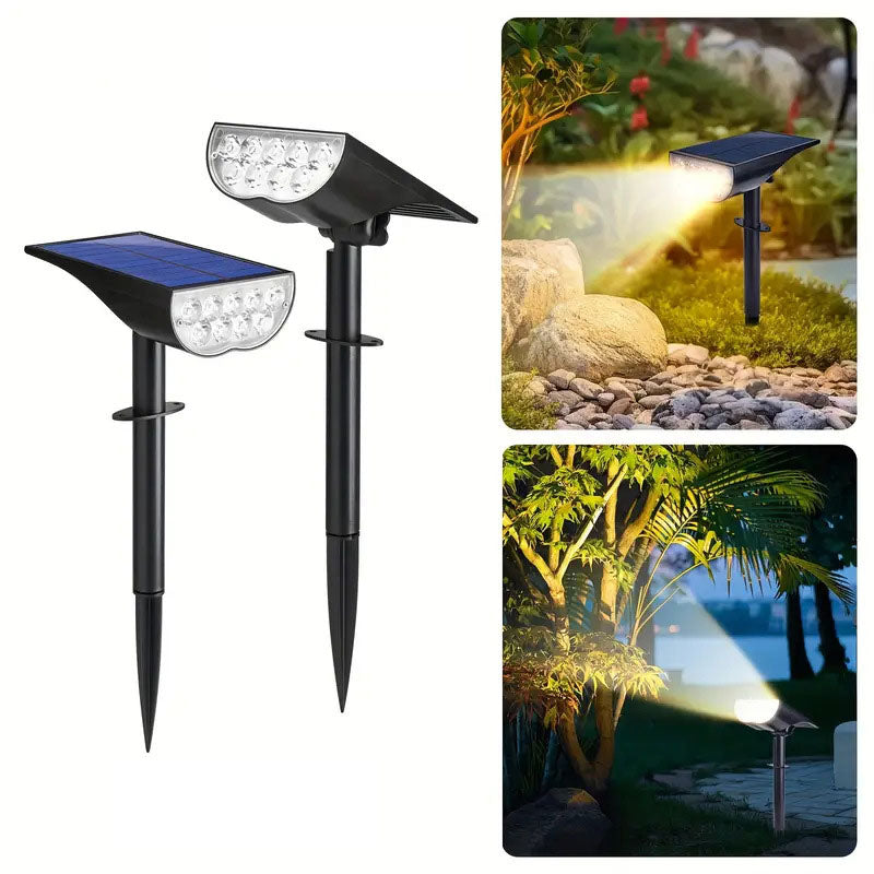 Utendørs Solcelledrevne Spotlights