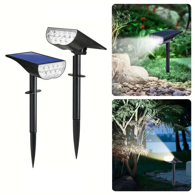 Utendørs Solcelledrevne Spotlights