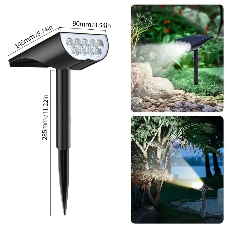 Utendørs Solcelledrevne Spotlights