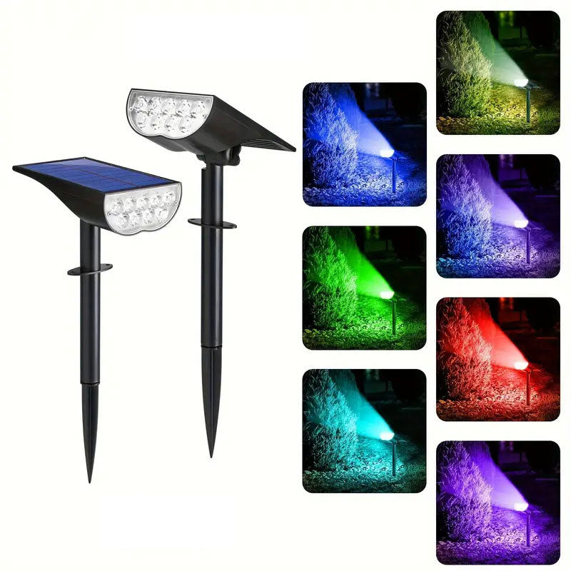 Utendørs Solcelledrevne Spotlights