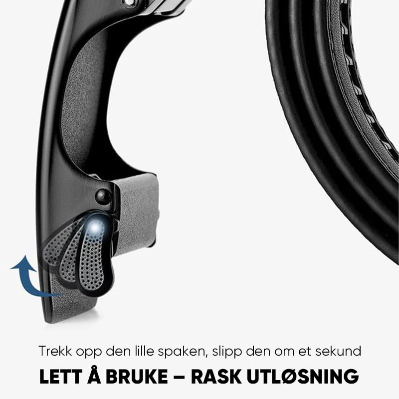 Lærbelte med Automatisk Spenne for Menn