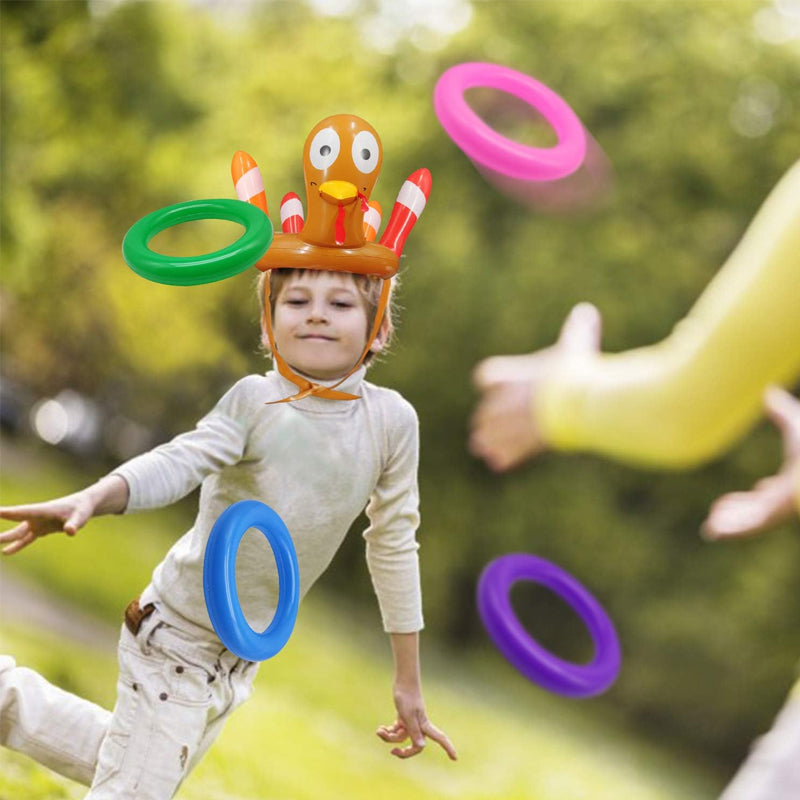 Oppblåsbart Kalkun Ringkastesett