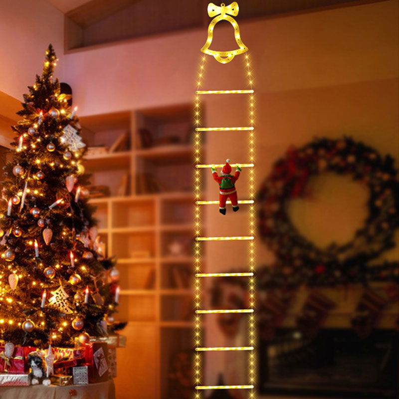 Julenisse LED stigestil lys