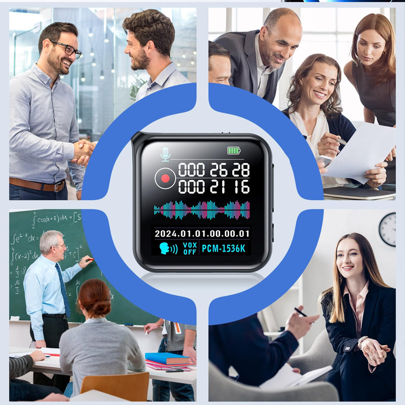 Multifunksjonell musikkspiller og opptaker