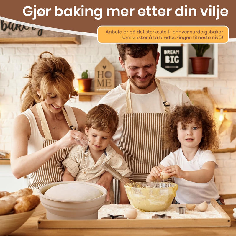 Oppvarmende Surdeigsbrød Kurvsett