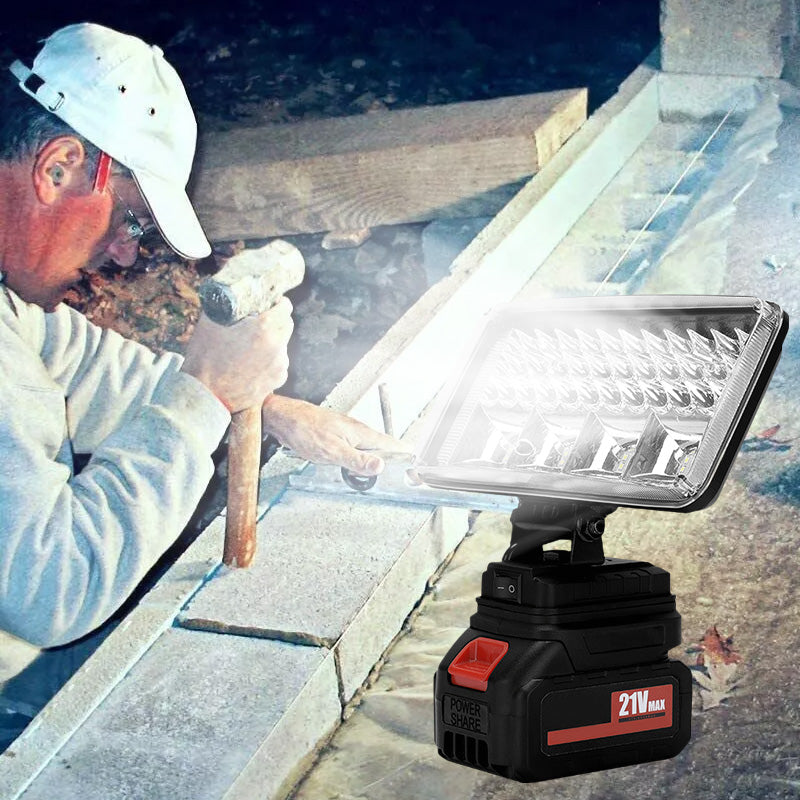 Litiumbatteri LED-spotlight for utendørsbruk