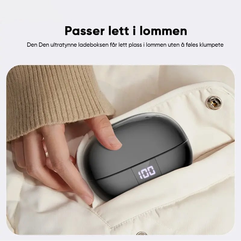 Hi-Fi Sports Bluetooth 5.4 Hodetelefoner med Ørekrok og Støydemping