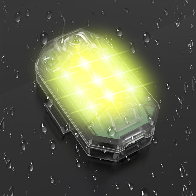 LED-Strobelys for Motorsykler og Sykler