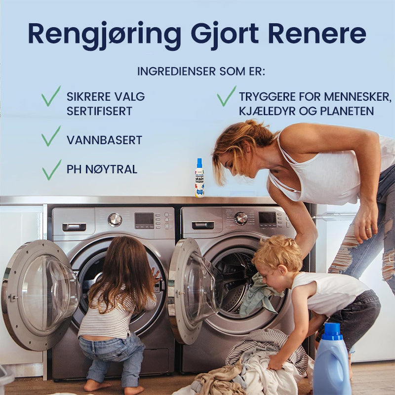 Skånsom flekkfjerner for babyer