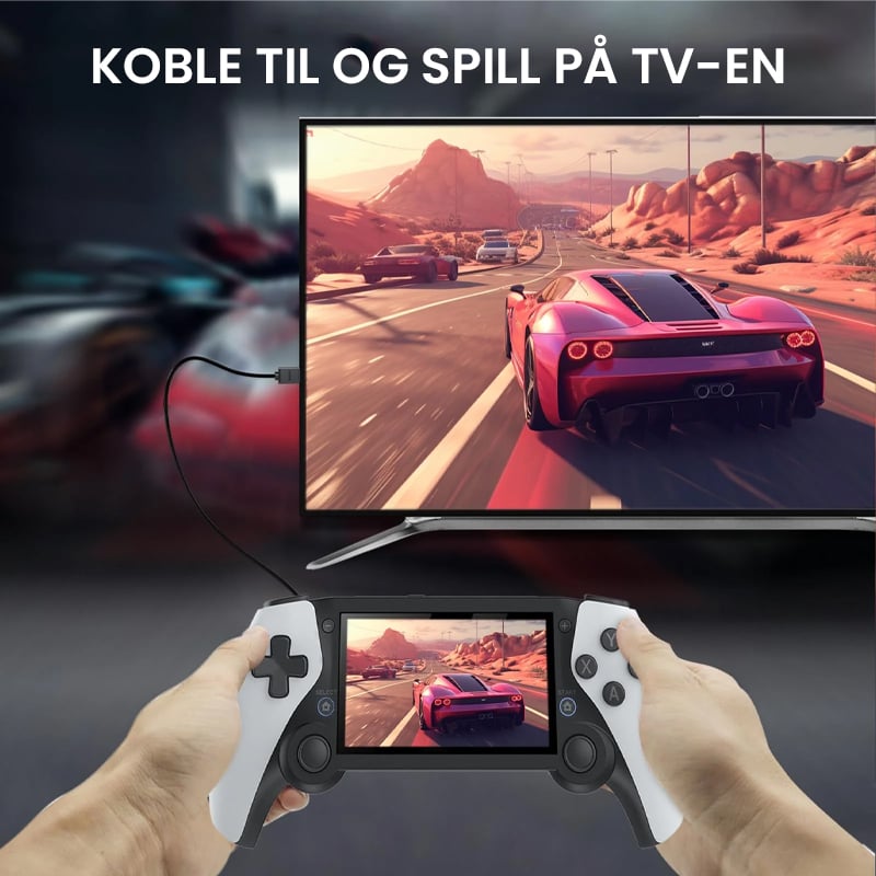 Sakerplus Retro Håndholdt Spillkonsoll